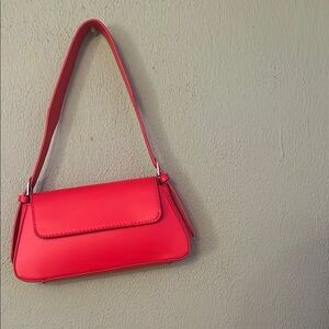 Elegant Red Women's Shoulder Bag